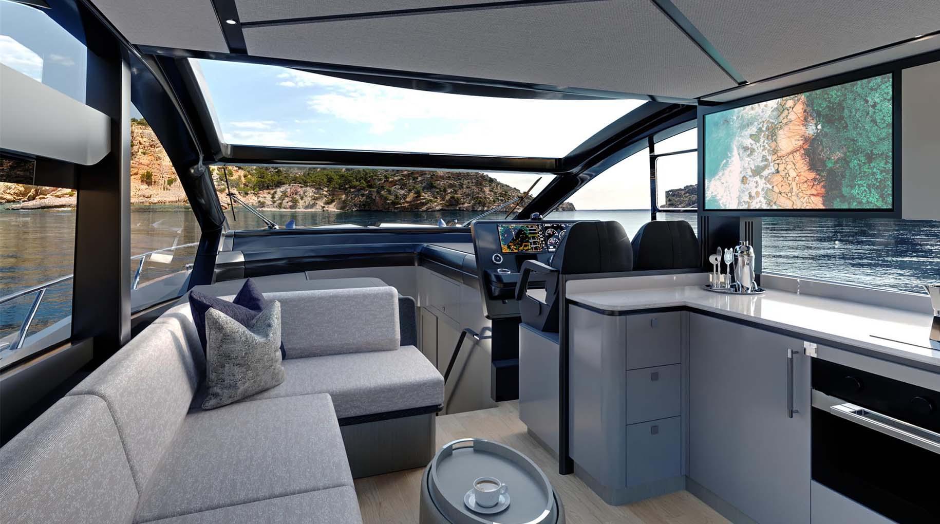 Sunseeker Predator 55 helm console Sunseeker Predator 55 helm console