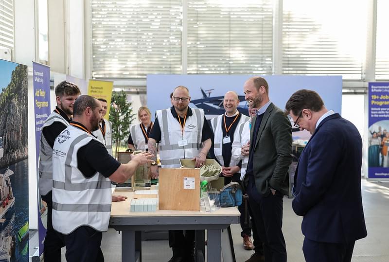 THE PRINCE OF WALES VISITS SUNSEEKER SKILLS ACADEMY