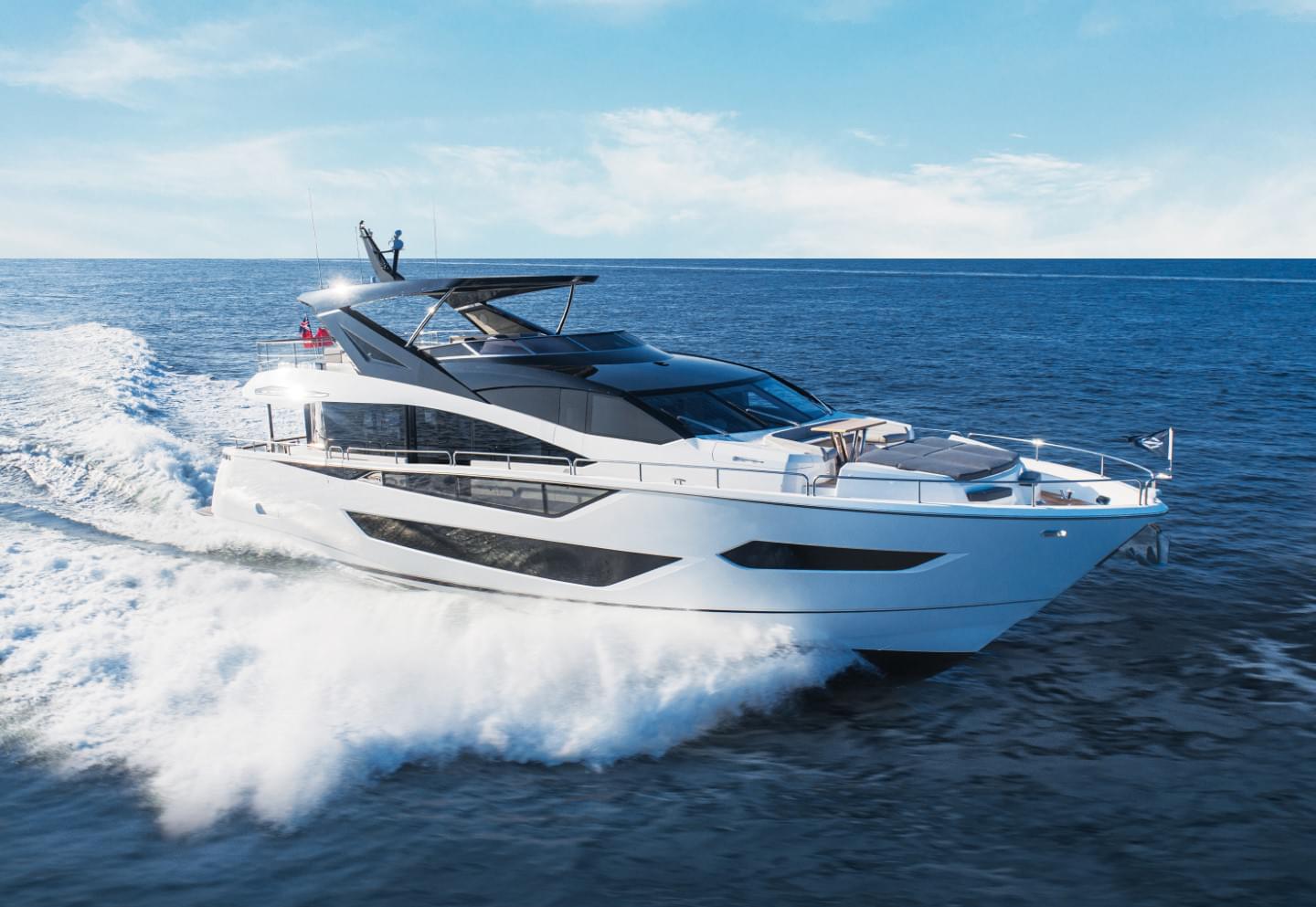 Sunseeker 88 Yacht at Monaco Yacht Show 2022 Sunseeker 88 Yacht at Monaco Yacht Show 2022