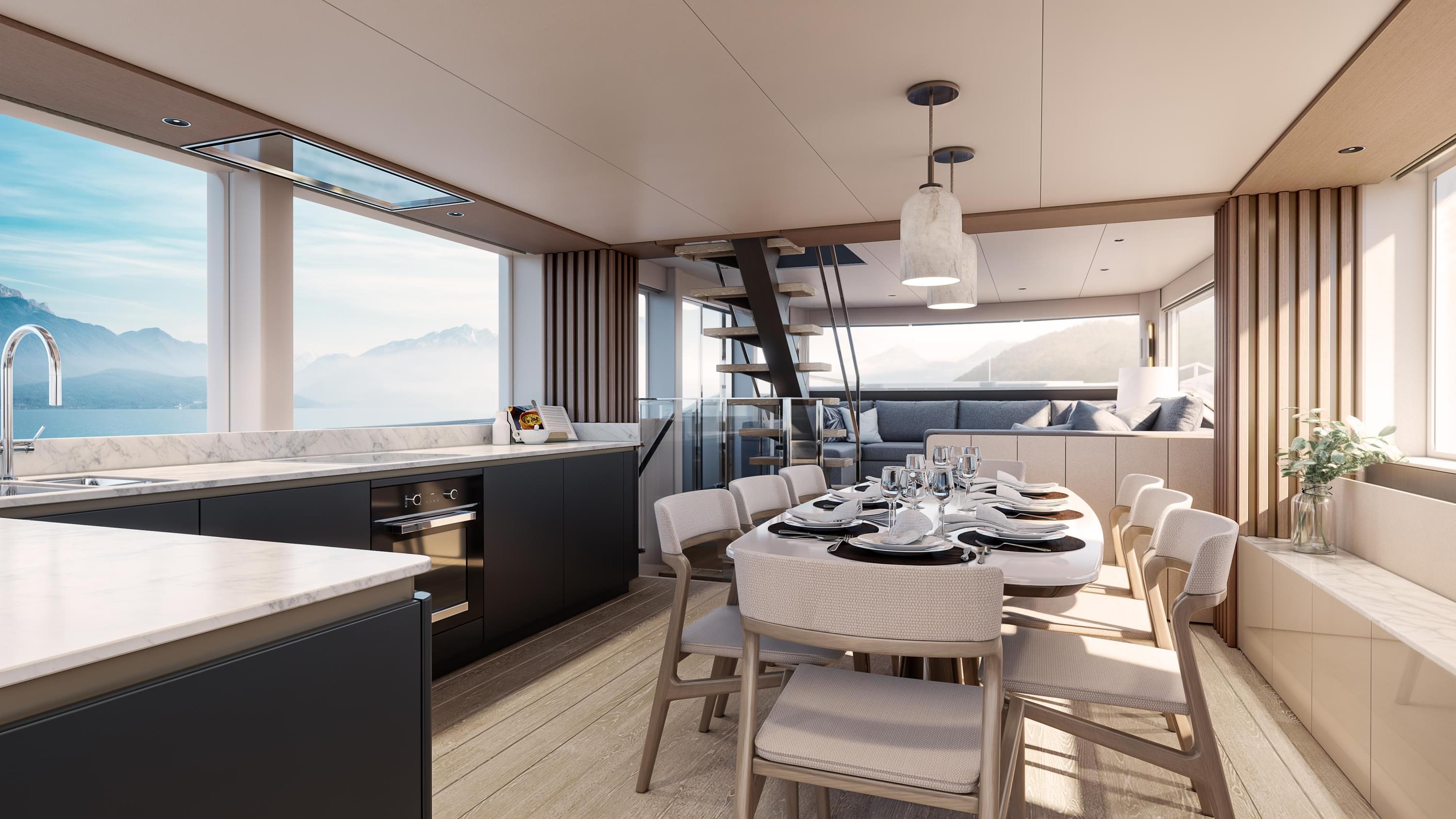 Sunseeker 74 Ocean Enclosed main deck