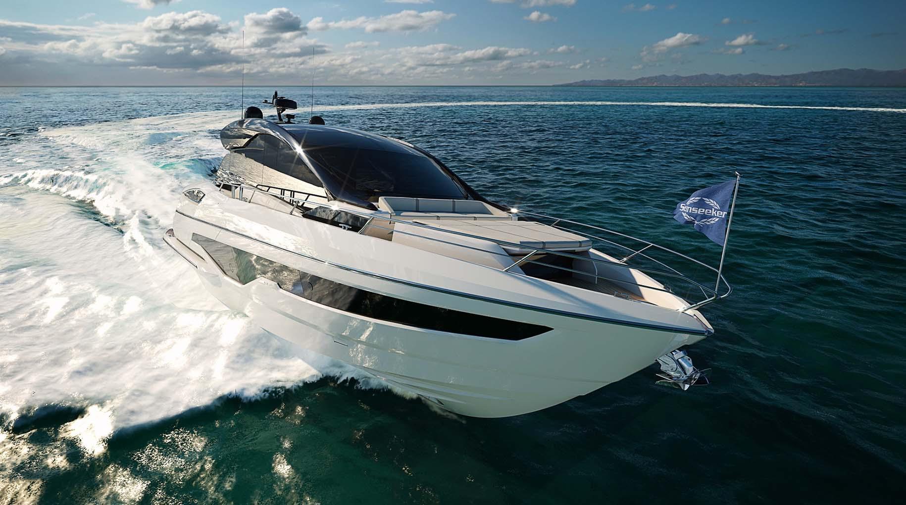 Sunseeker Predator 55 running Sunseeker Predator 55 running