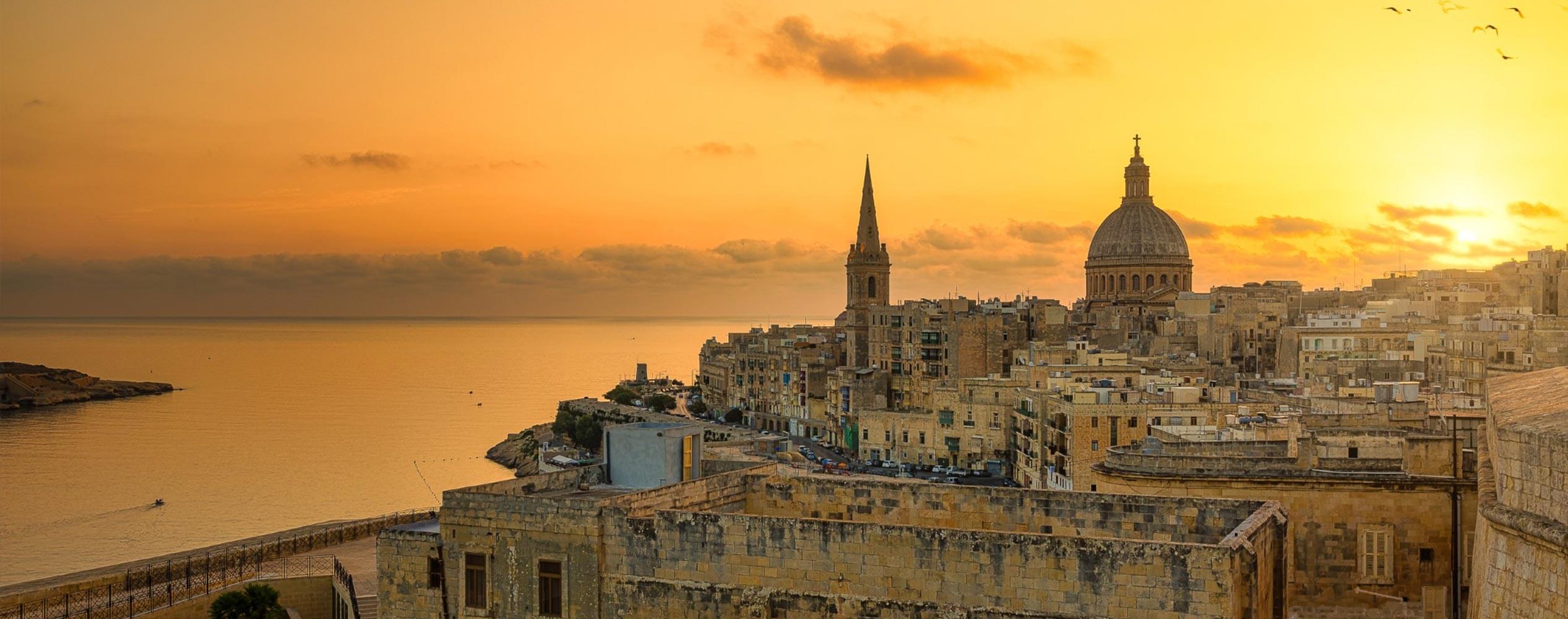 Sunset over Malta Sunset over Malta