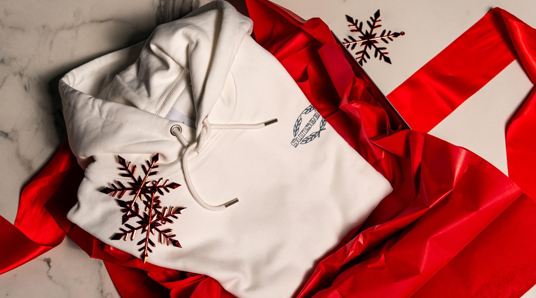 Sunseeker 'Venice' Sweatshirt in White Sunseeker 'Venice' Sweatshirt in White