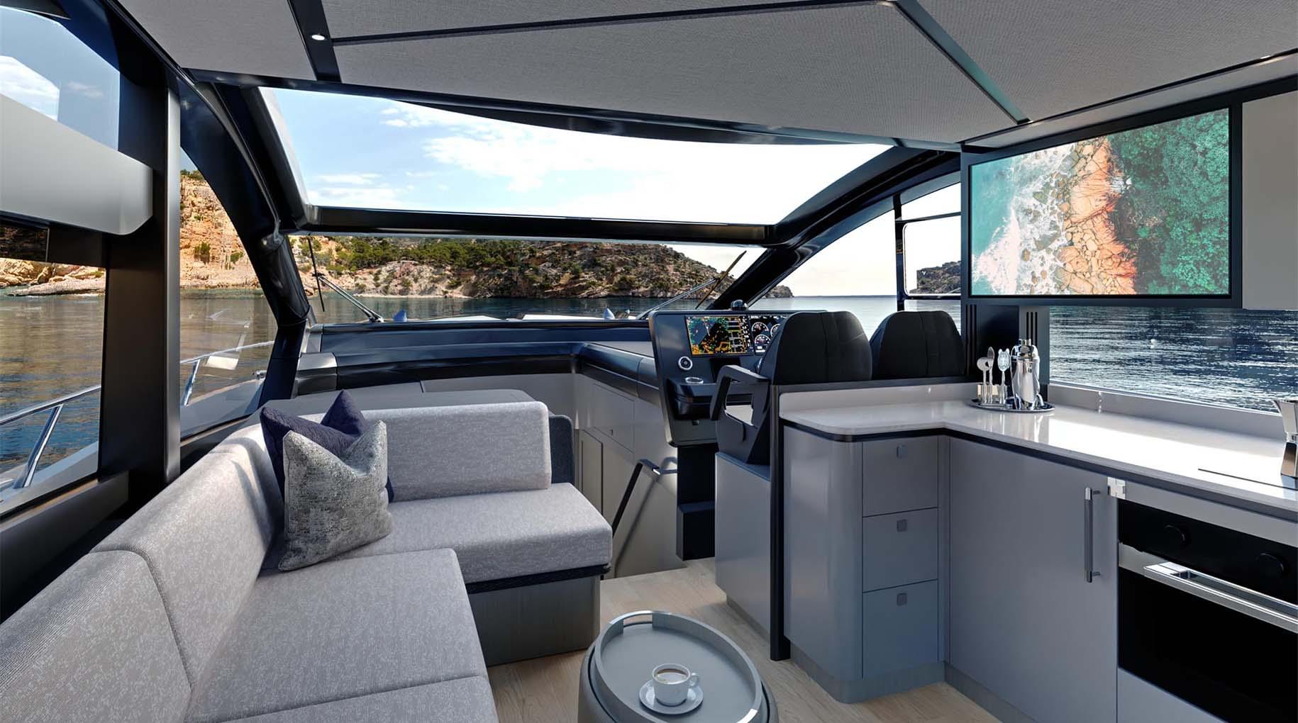 Sunseeker Predator 55 helm console Sunseeker Predator 55 helm console